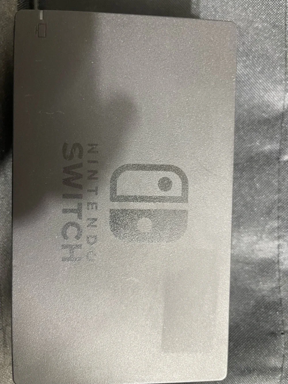 Nintendo Black Switch Dock with Subtle Logo